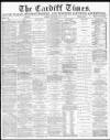 Cardiff Times Saturday 01 November 1873 Page 1