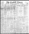 Cardiff Times Saturday 29 October 1881 Page 1
