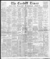 Cardiff Times Saturday 07 November 1885 Page 1