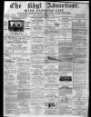 Rhyl Record and Advertiser Saturday 03 January 1880 Page 1