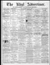 Rhyl Record and Advertiser Saturday 03 September 1881 Page 1