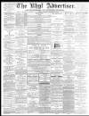 Rhyl Record and Advertiser Saturday 28 October 1882 Page 1