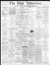 Rhyl Record and Advertiser Saturday 18 November 1882 Page 1