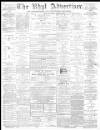 Rhyl Record and Advertiser Saturday 14 April 1883 Page 1