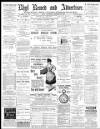 Rhyl Record and Advertiser Saturday 29 January 1887 Page 1