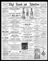 Rhyl Record and Advertiser Saturday 25 February 1899 Page 1