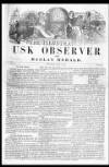 Usk Observer Saturday 07 July 1855 Page 1