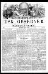 Usk Observer Saturday 18 August 1855 Page 1