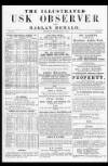 Usk Observer Saturday 08 September 1855 Page 1