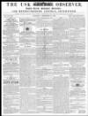 Usk Observer Saturday 13 September 1856 Page 1