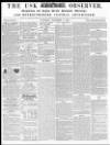 Usk Observer Saturday 06 November 1858 Page 1
