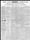 Usk Observer Saturday 15 January 1859 Page 1