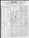 Usk Observer Saturday 17 November 1860 Page 1