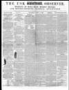 Usk Observer Saturday 06 April 1861 Page 1