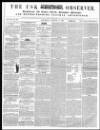 Usk Observer Saturday 03 August 1861 Page 1