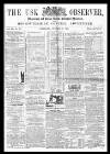 Usk Observer Saturday 19 October 1861 Page 1