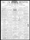 Usk Observer Saturday 19 April 1862 Page 1