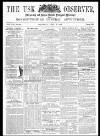 Usk Observer Saturday 05 July 1862 Page 1