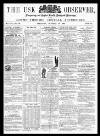 Usk Observer Saturday 18 October 1862 Page 1