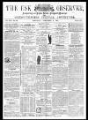 Usk Observer Saturday 01 November 1862 Page 1
