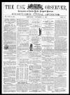 Usk Observer Saturday 08 November 1862 Page 1