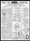 Usk Observer Saturday 27 December 1862 Page 1