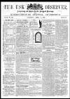 Usk Observer Saturday 04 April 1863 Page 1