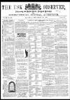 Usk Observer Saturday 26 September 1863 Page 1