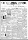 Usk Observer Saturday 10 October 1863 Page 1