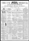 Usk Observer Saturday 09 January 1864 Page 1