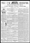 Usk Observer Saturday 02 April 1864 Page 1