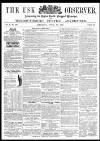 Usk Observer Saturday 30 April 1864 Page 1