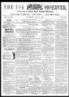 Usk Observer Saturday 04 June 1864 Page 1