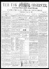 Usk Observer Saturday 10 June 1865 Page 1