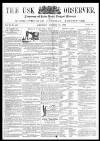 Usk Observer Saturday 14 October 1865 Page 1