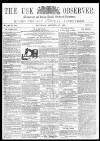 Usk Observer Saturday 21 October 1865 Page 1