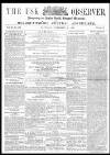 Usk Observer Saturday 04 November 1865 Page 1
