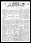 Usk Observer Saturday 13 January 1866 Page 1
