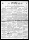 Usk Observer Saturday 01 September 1866 Page 1