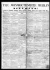 Monmouthshire Merlin Saturday 23 February 1856 Page 1