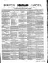 Brighton Gazette Thursday 14 August 1851 Page 1