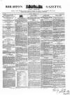 Brighton Gazette Thursday 02 December 1852 Page 1