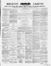 Brighton Gazette Thursday 19 April 1860 Page 1