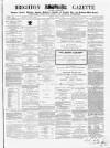 Brighton Gazette Thursday 19 February 1863 Page 1