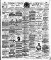 Brighton Gazette Saturday 25 August 1883 Page 1