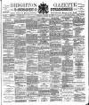 Brighton Gazette Thursday 21 October 1886 Page 1