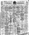 Brighton Gazette Saturday 22 October 1887 Page 1