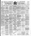 Brighton Gazette Thursday 20 February 1890 Page 1