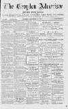 Croydon Advertiser and East Surrey Reporter Saturday 20 September 1873 Page 1