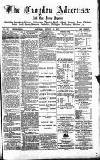 Croydon Advertiser and East Surrey Reporter Saturday 25 August 1877 Page 1